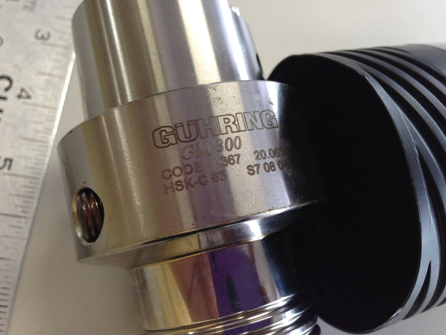 New Guhring 4367 20.063 Gm 300,Hydraulic Chuck,20Mm Capacity,Guhring Hsk-C 63,Tl
