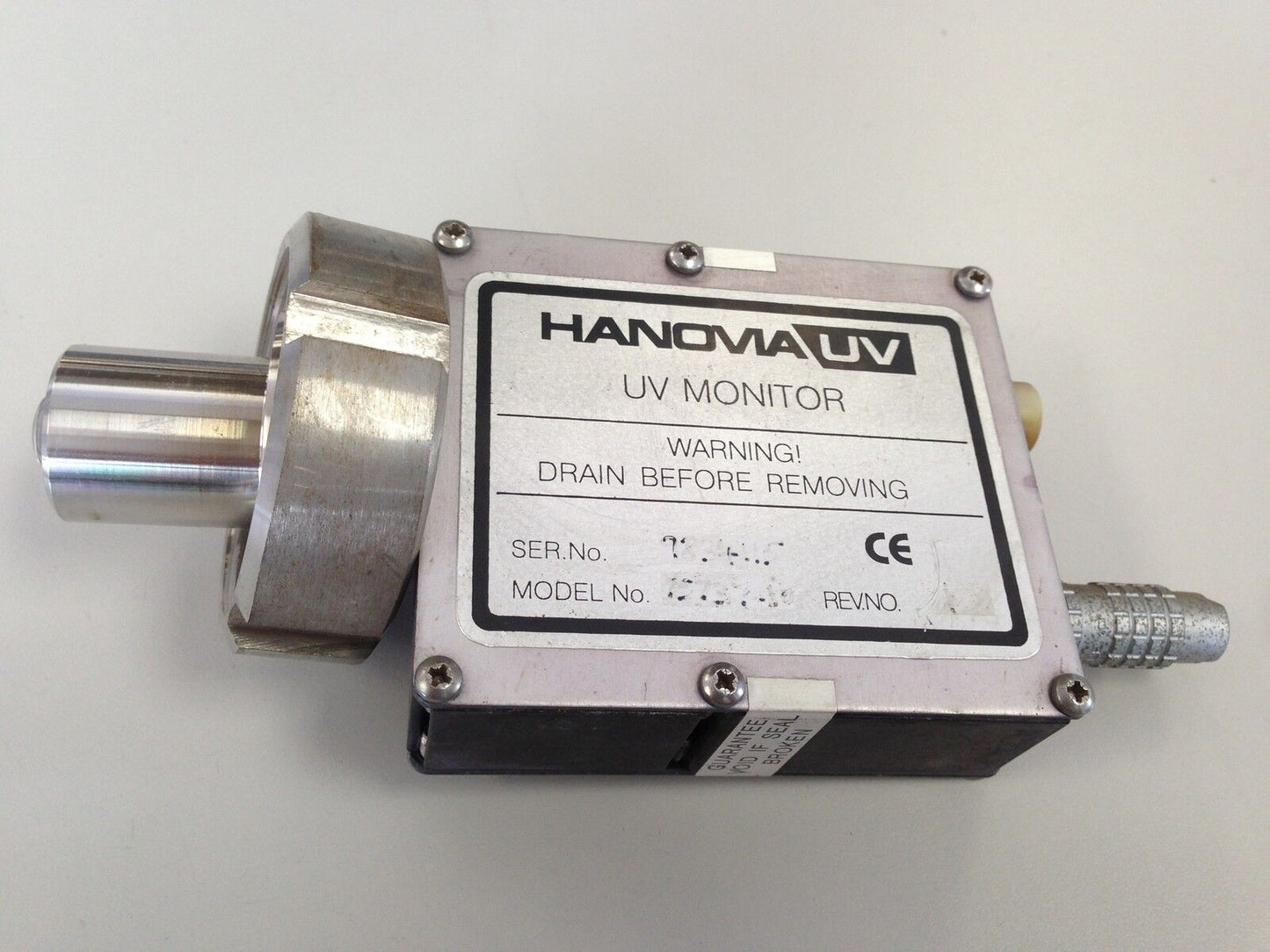 Hanovia 75737-10 Uv Monitor Drain Valve,Su