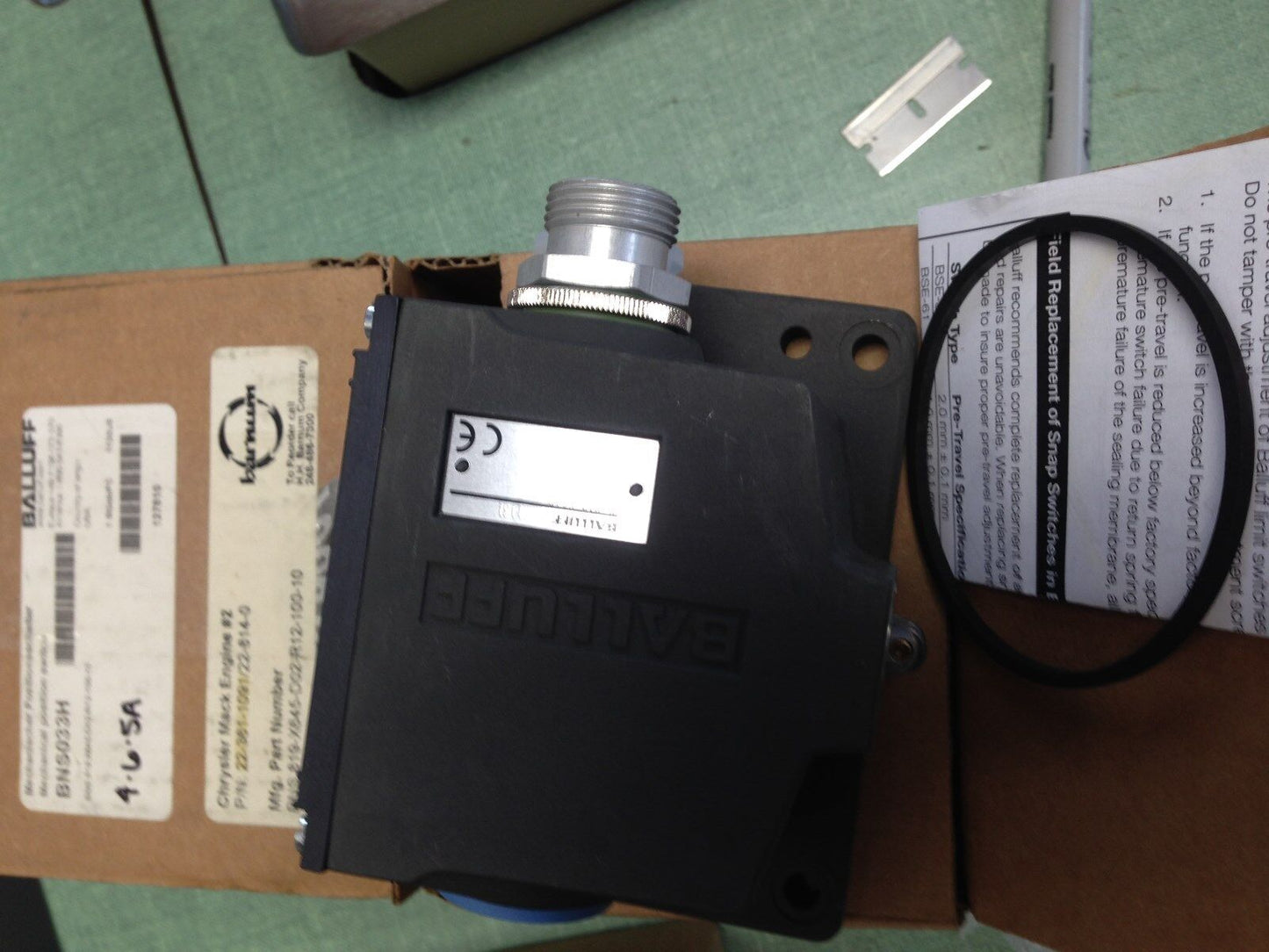 Balluff Bns 819-X645-D02-R12-100-10 Mechanical Position Switch Bns033h 1120,Bu