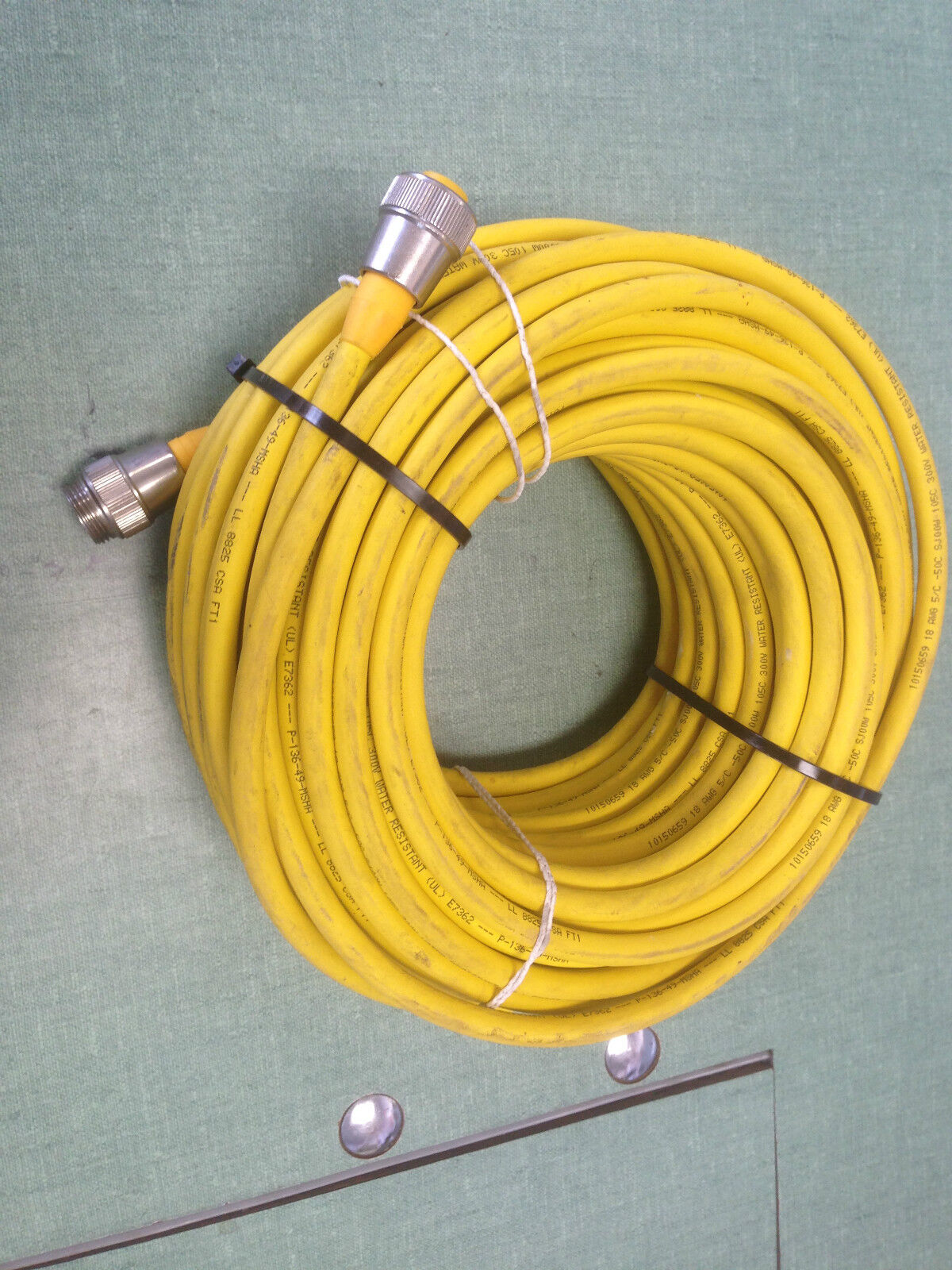 Turck Robotic Cable Assembly Cordset U2282-85 3107U Rsm Rkm 511-30M/S600,Ev