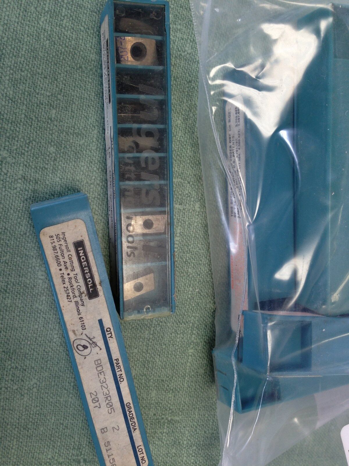 New Lot Of 120 Ingersoll Cutting Bde323r05 Carbide Inserts, Grade: 207 207-2,Tl