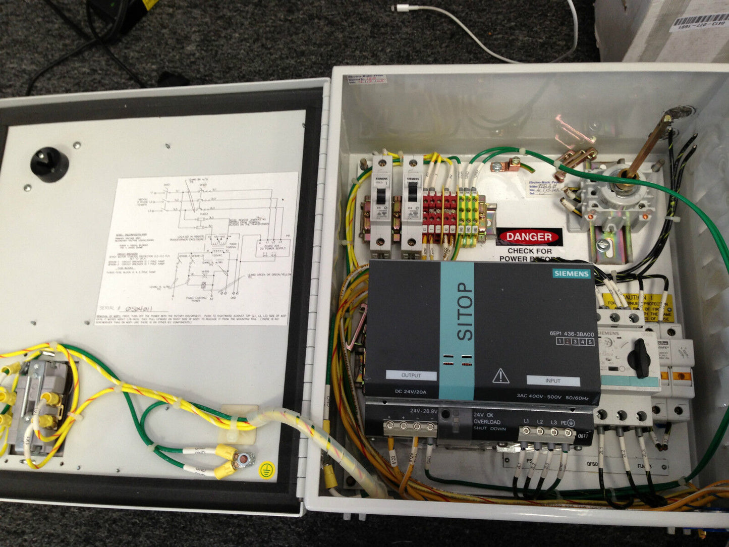 Electro-Matic Emld3m4g2ts1l4s6r Transformer Disconnect,Tb