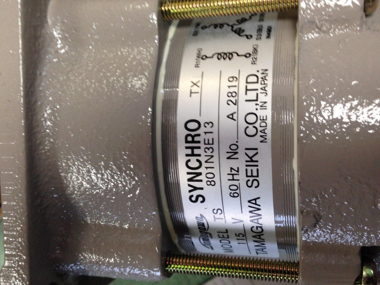 New Tamagawa Seiki Ts 801N3e13 Synchro Stepping Motor, 115 Vac,Ae