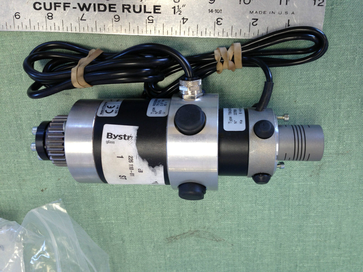 New Parvex Ssd Rs320mr1115 Servo Motor & Tbn206r2007 Encoder,Te