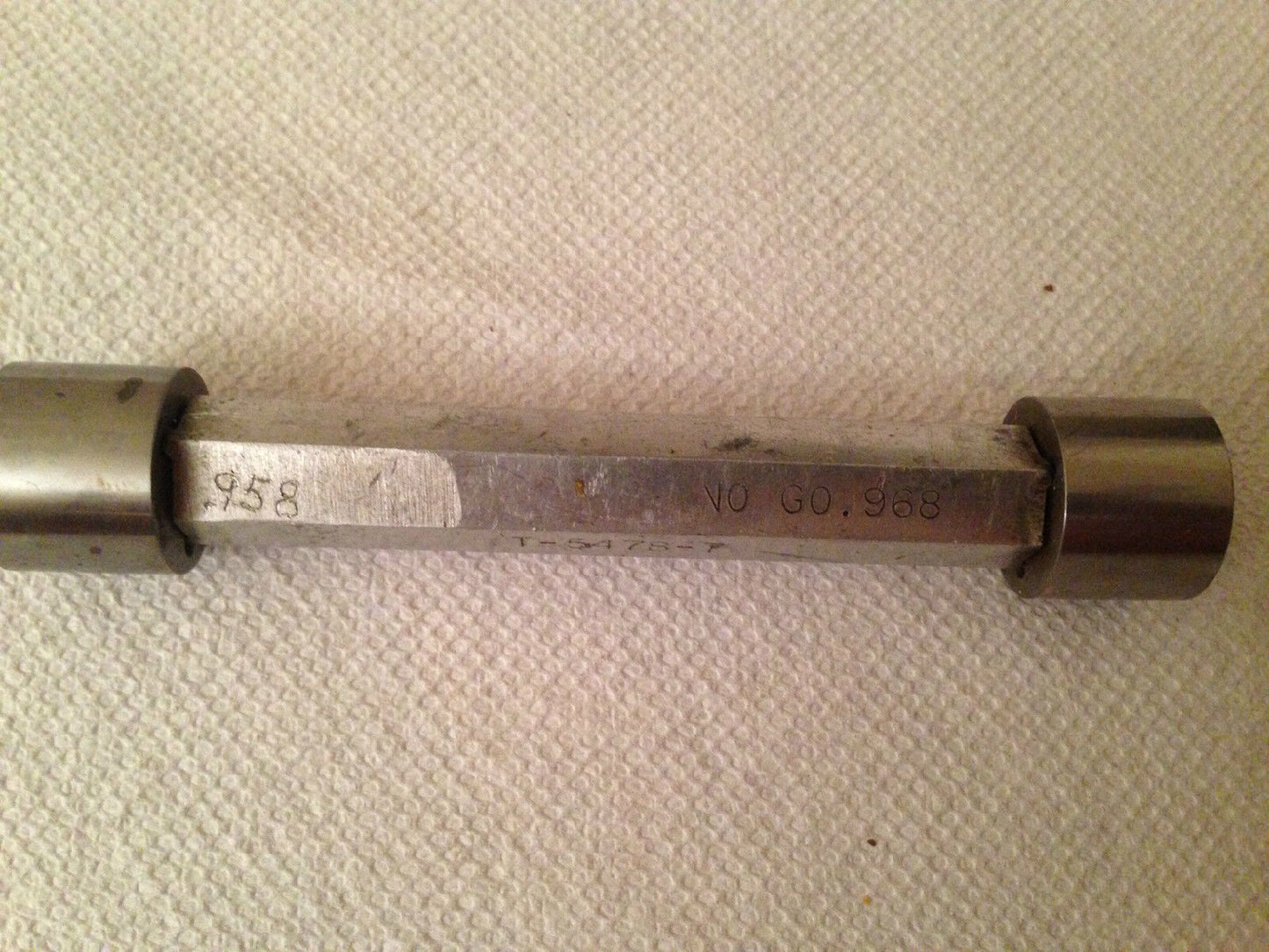 The Pipe Machinery 958,968 Inspection Gage Go No Go Plug Gage .958 .968,Ag