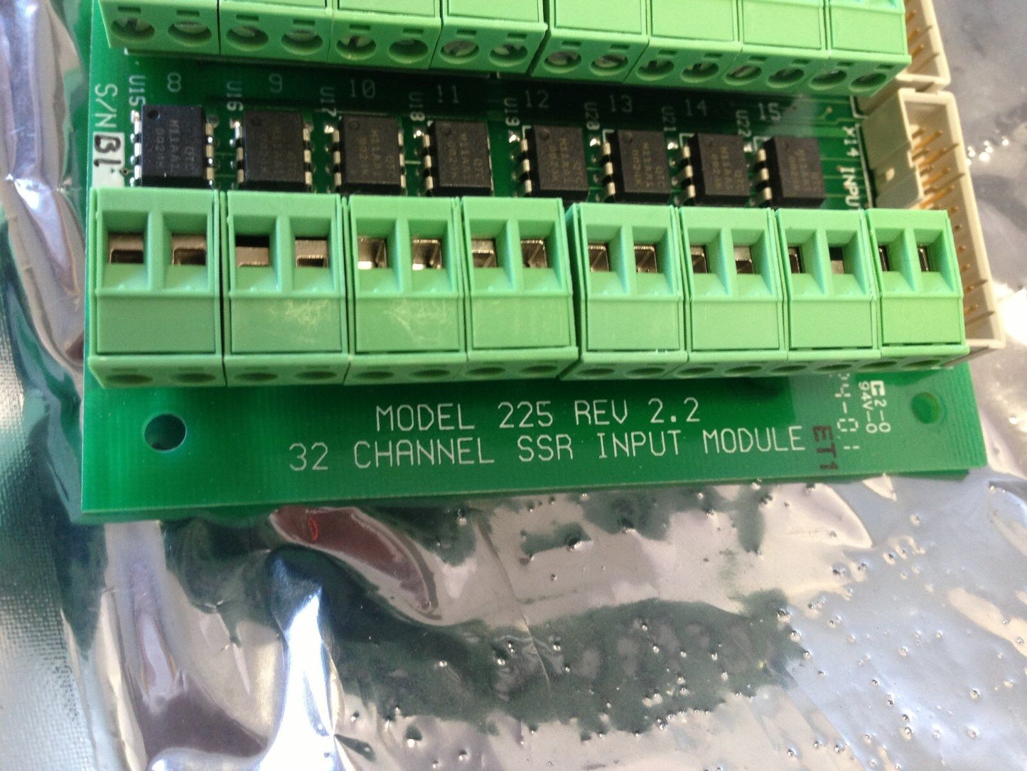 New Sciemetric Model 225 Rev 2.2, 32-Channel Ssr Input Module, Pcb Card,Ay
