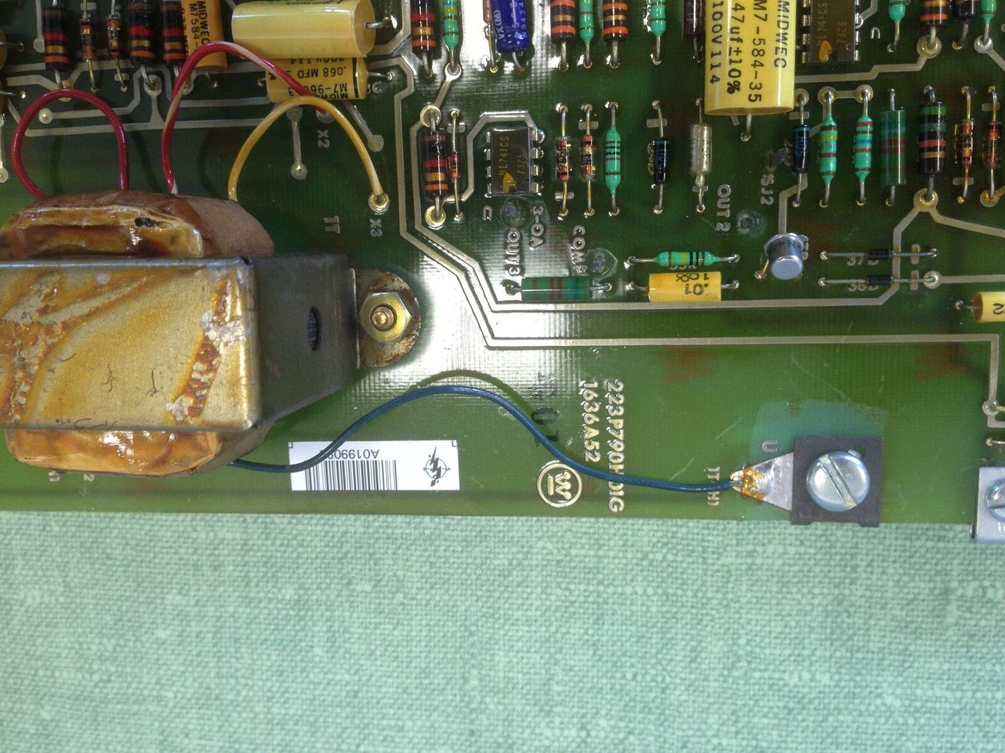 Westinghouse 1636A52g01 Drive,I636a52,223P790h01g 1636A52 A0199096,092791-052,Tn